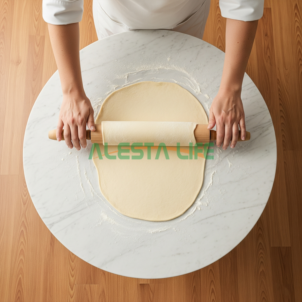 Alesta Life 60 Cm Katlanır Yer Sofrası | Oyun Masası & Hamur Açma Tahtası