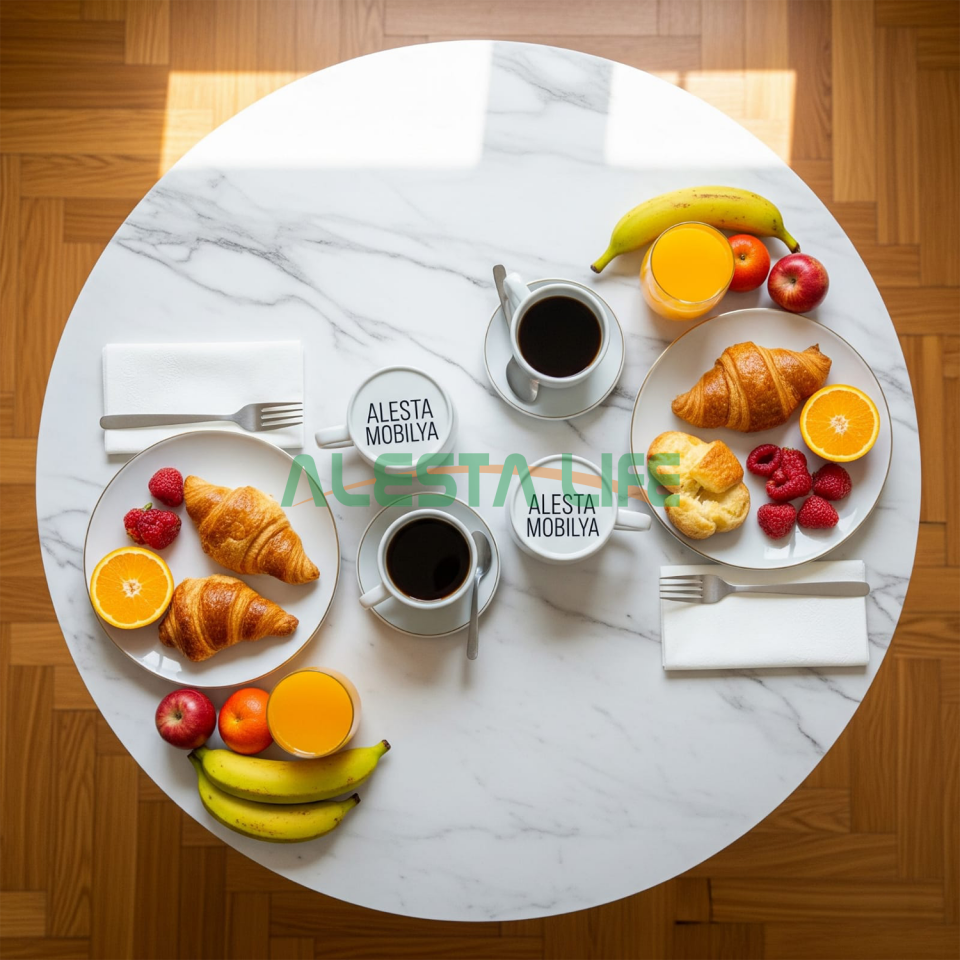 Alesta Life 70 Cm Katlanır Yer Sofrası | Oyun Masası & Hamur Açma Tahtası