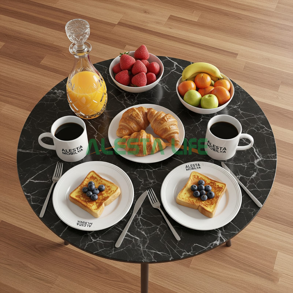 Alesta Life 70 Cm Katlanır Yer Sofrası | Oyun Masası & Hamur Açma Tahtası
