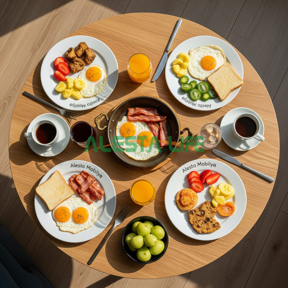 Alesta Life 80 Cm Katlanır Yer Sofrası | Oyun Masası & Hamur Açma Tahtası