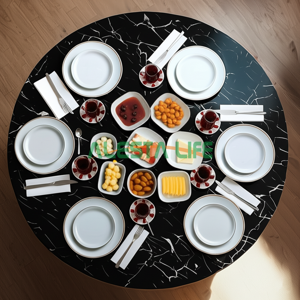 Alesta Life 100 Cm Katlanır Yer Sofrası | Oyun Masası & Hamur Açma Tahtası