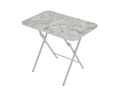 Alesta Life Katlanabilir Masa 60x90 cm BEYAZ - ALESTA - MERMER BEYAZ