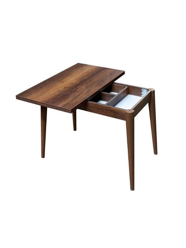 Alesta Life Akrobat Açılabilir Barok Yemek Masası | 60x100 cm - 120 cm Şık ve Fonksiyonel